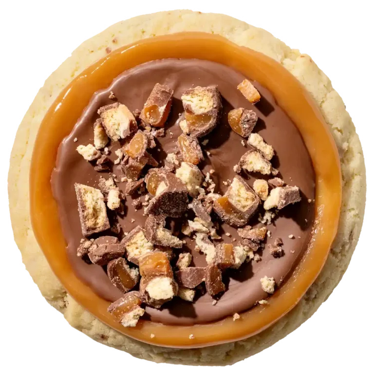 Caramel Shortbread Cookie from the Crumbl menu