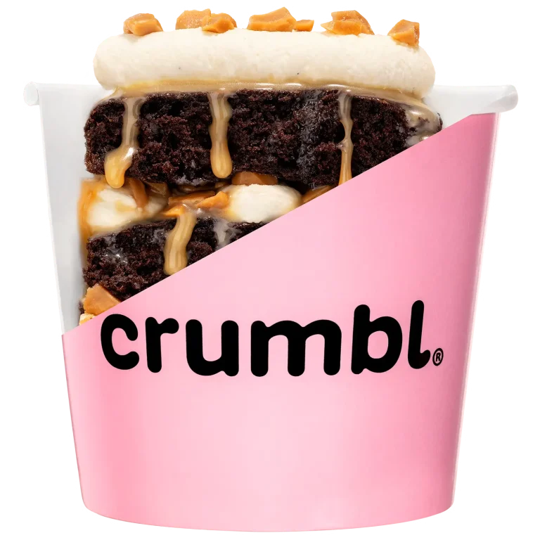 Chocolate Toffee Cake Cup from the Crumbl menu