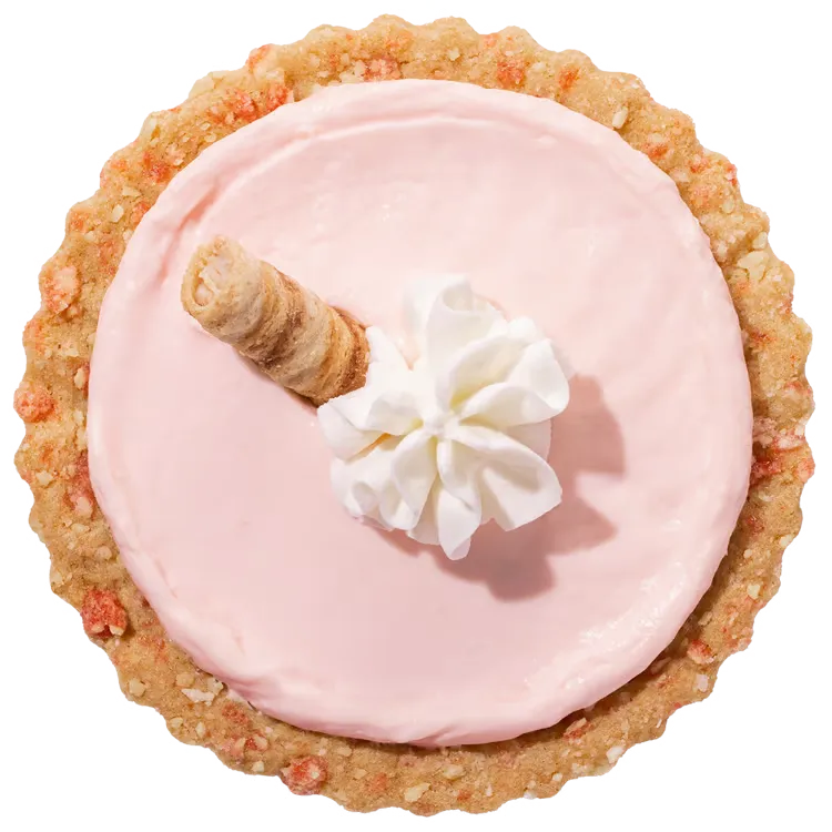 Strawberry Milk Cookie from the Crumbl menu